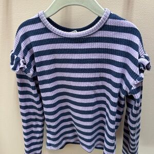 Crewcuts Purple and Blue Striped Tee
